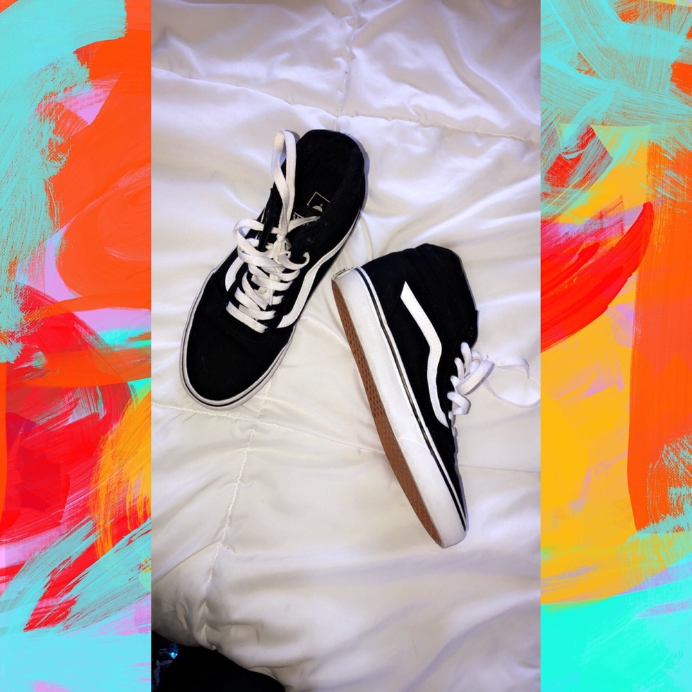 Black high top vans